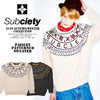 Subciety PAISLEY PATTERNED SWEATER- 10536画像
