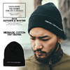 CRIMIE MESSAGE COTTON KNIT BEANIE C1F5-CP06画像