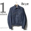 SCYE BASICS デタッチャブルカラー デニムジャケット 5116-63505画像