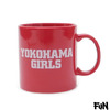 FUN YOKOHAMA GIRLS MUG CUP RED画像