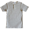 Homespun Knitwear GREAT PLAINS TEE fine melange terry GREY SKY画像
