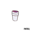 PINTRILL DRANK CUP PIN WHITE画像