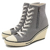 CONVERSE ALL STAR WEDGE Z HI グレイ 32099437画像