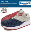 Saucony GRID 9000 Light Tan/Navy Micro Dot S70256-1画像