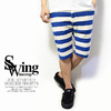 SWING JOG STRETCH BORDER SHORTS画像