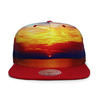 Mitchell & Ness SUNSET SNAPBACK MULTIxRED LVMN021画像