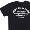 Deus Ex Machina Tokyo Address Tee BLACK画像
