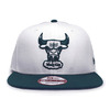 NEW ERA CHICAGO BULLS TEAM-BASIC SNAPBACK WHITExGREEN CNFNECHB255画像
