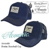 Twins Acoustic Denim baseball cap AZ6000画像