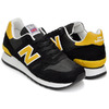 new balance M670 SMK BLACK / YELLOW MADE IN ENGLAND画像
