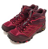 MERRELL WMNS MOAB FST MID GORE-TEX BEET RED J37138画像