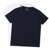 THE NORTH FACE PURPLE LABEL COOLMAX 2PACK FIELD T-SHIRTS WHITE/NAVY画像