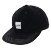 LQQK Studio Suede 6-Panel Cap BLACK画像
