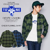 TOYPLANE CHECK FLANNEL SHIRT TP16-FSH01画像