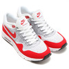 NIKE WMNS AIR MAX 1 ULTRA FLYKNIT WHITE/UNIVERSITY RED-PURE PLATINUM 843387-101画像