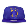 Mitchell & Ness GOLDEN STATE WARRIORS JERSEY MESH SNAPBACK-2 ROYAL BLUE LVMNGSW072画像