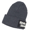 Yohji Yamamoto × NEW ERA BLACK and BLACK BEANIE GRAY画像