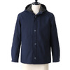FRANK LEDER NAVY COTTON SHORT PARKA 821064-39画像