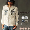 AVIREX L/S DEW STAND ZIP SWEAT 6163492画像