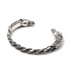Peanuts&Co HORSE TWIST BANGLE (SILVER)画像
