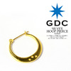 GDC SILVER HOOP PIERCE -GOLD- C33024G画像