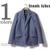 FRANK LEDER ブルー ジャーマンレザー ジャケット 0822044画像