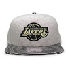 Mitchell & Ness LOS ANGELES LAKERS OATMEAL HEATHER SNAPBACK HEATHER LVMNLAL162画像