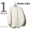 FRANK LEDER ヴィンテージ ベッドリネン オールド ノーカラーシャツ 0826118画像