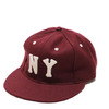 Ebbets Field Flannels 1936 BASEBALL CAP NEW YORK BLACK YANKEES画像