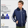 FRED PERRY Taped Hooded Track Jersey JKT Perry Boys J9520画像