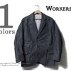 Workers Moonglow Jacket, Stripe Denim画像