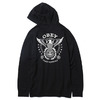 OBEY PREMIUM GRAPHIC PULLOVER HOOD "PEACE AND JUSTICE HOOD" (BLACK)画像