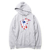 MISHKA &times; FAMOUS STARS AND STRAPS "ALL SEEING F PULL OVER HOOD" (HEATHER)画像