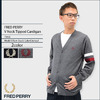 FRED PERRY V Neck Tipped Cardigan JAPAN LIMITED F3155画像