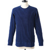 J.E.MORGAN ビックワッフルインディゴ染クルーネック Tee J6033526画像