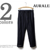 AURALEE LIGHT MELTON EASY SLACKS A6AP04LM画像