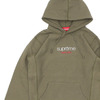 Supreme Chrome Classic Logo Hooded Sweatshirt OLIVE画像