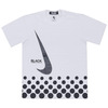 BLACK COMME des GARCONS × NIKE SWOOSH DOT TEE WHITE画像