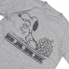 THE PARK・ING GINZA × PEANUTS BARK.ING TEE GRAY画像