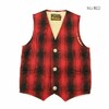 INDIAN MOTORCYCLE WOOL OMBRE CHECK VEST IM13690画像