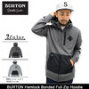BURTON Hemlock Bonded Full Zip Hoodie 164671画像