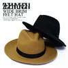 Zephyren WIDE BRIM FELT HAT画像