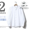 ANATOMICA ピンオックスフォード バンドカラーシャツ 530-511-14画像