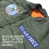 Buzz Rickson's × PEANUTS MA-1 D-TYPE SNOOPY PATCH BR13621画像
