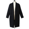 GOLD TASMANIA WOOL LONG NO COLLAR COAT GL13638画像