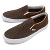 VANS CLASSIC CLASSIC SLIP-ON (SUEDE CHECKERS) CHESTNUT VN0004MPJRM画像
