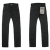 FULLCOUNT 1952 STRETCH SKINNY SELVEDGE BLACK画像