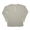 Loop & Weft Vintage Inspired Military Thermal Henley Neck Long Sleeve Tee Shirts LRH1011画像