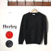 Harley of Scotland SOLID COLOUR CREW NECK MOHAIR SWEATER画像