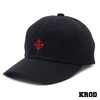 KROD TARGET 6-PANEL CAP BLACK画像